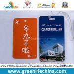 Various Shape PVC Luggage Tag with Custom Special Logo Design