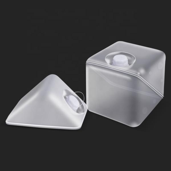 Translucent Foldable Collapsible Drinking Water Carrier Square 5/10/15/20L for