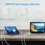 White 2.22A 9V 20W Fast Charger GaN With Over Current Safety Protection