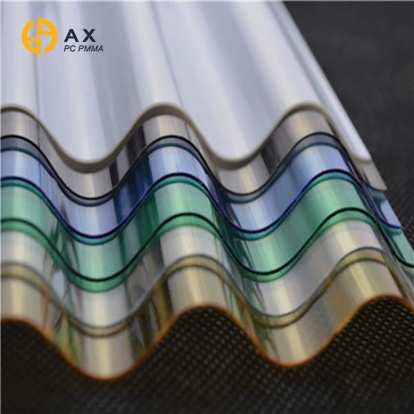 Buy cheap 1.2g/Cm3 Opaque Soundproof Corrugated Polycarbonate Sheet from wholesalers