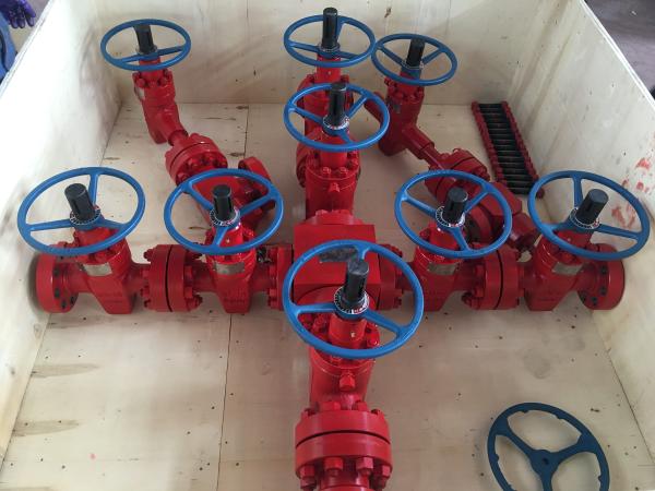 Buy cheap Dual Tubing Wellhead And Xmas Tree For Oil Well Flow Control 5000 Psi Pressure from wholesalers