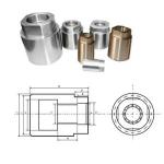 die casting shot end components, die casting plunger tip