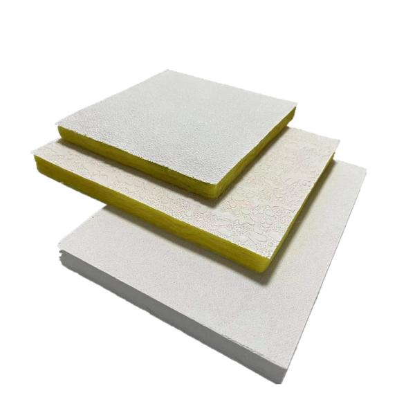 Buy cheap Decorative Fiberglass Ceiling Tiles 15mm 24mm With PVC Facing from wholesalers