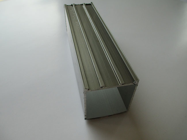 Dark Gold Aluminium Channel Profiles , Extruded Aluminum Profiles For Stair Railing