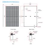 Trina 425W 430W 435W 440W 445W W450 Solar Panel Half Cut Black Frame Solar Panel