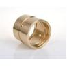 Buy cheap Gold Oil Groove Bushing Copper Sleeve High Strength Long Lifespan from wholesalers