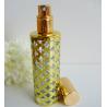 Buy cheap empty perfume spray bottle recycled glass bottles black blue red pink green cap plastic and metal roll frog from wholesalers