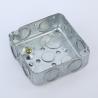 Buy cheap UL Listed Prefabrication Electrical Conduit Box Cover With 1/2" 3/4" Knockouts from wholesalers