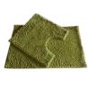 Buy cheap 25mm Pile Height Chenille Microfiber Bathroom Mat , Olive Green from wholesalers