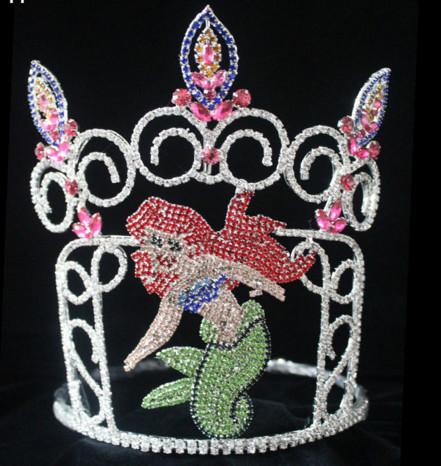 Buy cheap mermaid pageant crowns summer pageant crowns ocean beach tiaras crowns custom china pageant crowns supplier pai crown from wholesalers