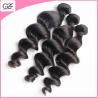 Buy cheap 32" Jet Black Virgin Hair Queen Russian Hair AAAAAAA Loose Wave Long Hair Extension from wholesalers