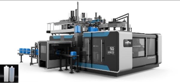 Hydraulic Solution Rotary Blow Moulding Machine For Products From 1 Liter Up To