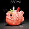 Buy cheap Creative Ceramic Tiki Mugs Hawaiian Cocktail Mug Porcelain Beer Wine Mug Drinkware from wholesalers