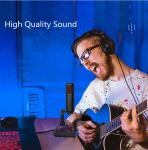 GESTTON 24 Bit Studio Quality Usb Microphone For Online Teaching