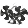 Buy cheap OEM ODM Heat Powered Stove Fan 0.01mm Alu ABS Home Application from wholesalers