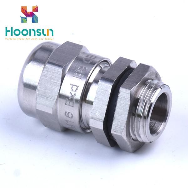 Buy cheap Double Seal Metal Armored Cable Gland Waterproof IP68 Flame Retardant from wholesalers