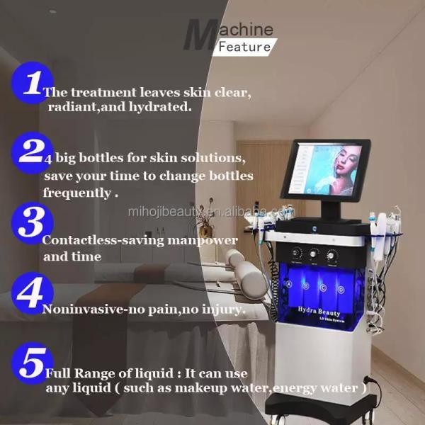 Buy cheap Vertical Professional Hydrafacial Machine Deep Cleaning 14+3 Hydration Facial Machine from wholesalers