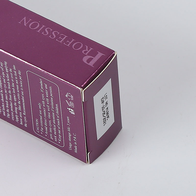 Offset Printing White Card Paper Eyelash Packaging Box