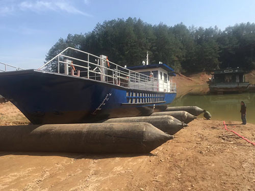 Dia 1.0m 6 Layer Ship Launching Airbags Large Bulk Carriers Launched Smoothly