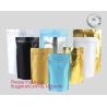 Buy cheap Online Product 135*265*75MM Stand Up Zipper Pouch Aluminum Foil Square Bottom Coffee Bags With Valve/ bagplastics bageas from wholesalers
