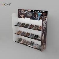 Buy cheap Combined Floor 3-Tiers Acrylic DIY Shoe Display Stand for Sale product