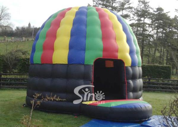 Buy cheap Colorful Outdoor Inflatable Party Tent Disco Dome Bouncy Castle EN14960 from wholesalers