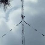 Corrosion Resistant Polygonal Face A572 Guyed Cell Tower