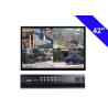 Buy cheap Black CCTV LCD Monitor 42 Inch , 220W CCTV Security Monitor AC 100V- 240V from wholesalers