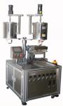 Buy cheap Silver Color Automatic Lip Gloss Filling Machine 12 Holes Double Barrel Automatic Lipstick Filling Machine from wholesalers