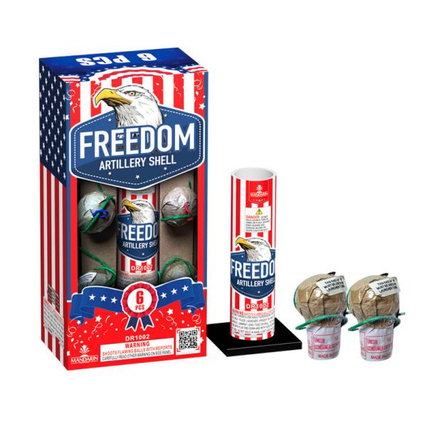 Buy cheap 0.063 CBM Canister Artillery Shells Stadium Firework 1.75" OEM Package from wholesalers