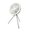 Buy cheap Desktop / Portable Travel Mini Tripod Fan Solar Rechargeable USB Tent Camping Fan from wholesalers