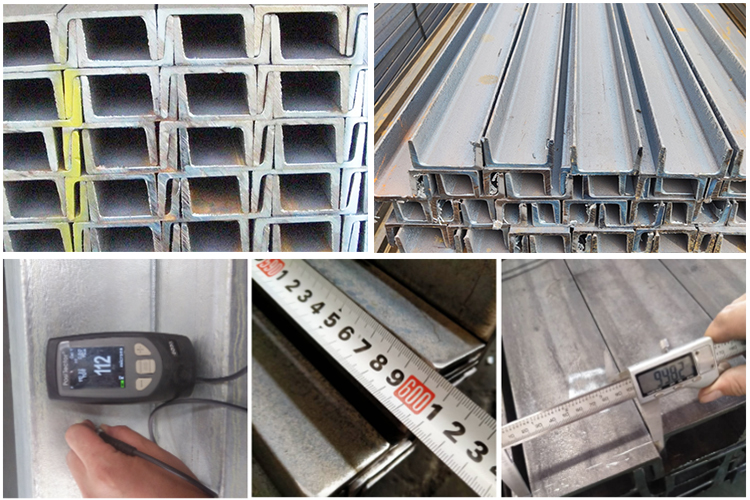 C10x25 U Shaped Steel Channel Q235 Pressed Steel Channel Sections Customized