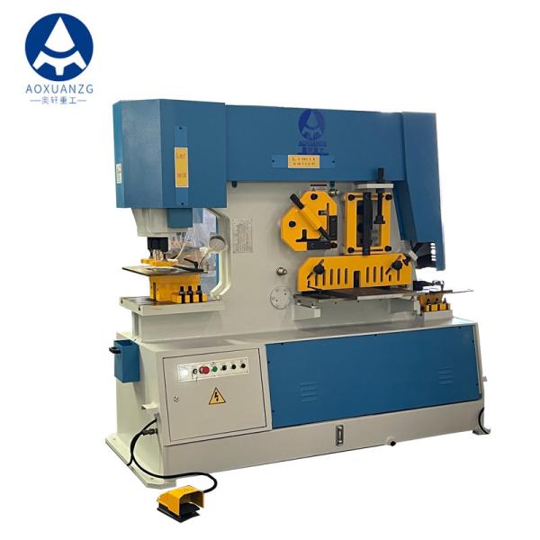 Buy cheap High Pressure 120T Punching Thickness 28mm Hydraulic Ironworker Machine, 2355*960*2200mm Dimension from wholesalers