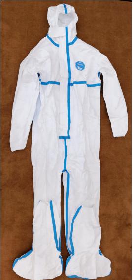 Buy cheap No Stimulus Lightweight Disposable Coveralls , Non Woven Disposable Coverall Suit from wholesalers