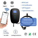 380V Public EV Charger Wallbox UL 11KW 16A For Public Parking Lot