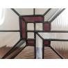 Buy cheap Door Decorative Panel Glass 22"*64" Black Patina Natural Wood Style from wholesalers
