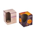 Recycled Kraft Paper Candle Packaging Box With Cutout Window