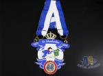 Durable Custom Insert Medals , Crown Awards Medals Antique Silver Plating