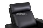 Genuine Leather Power Recliner Electric Sofa For Public Theater Cinema Project