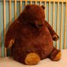 Buy cheap 23.6in Dark Brown Teddy Bear Plush Toy Simulation Djungelskog Teddy Bear Stuffed Animal Doll Home from wholesalers