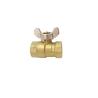 Buy cheap 1/2 Npt Thread Brass Ball Vlave With Nickle Plated Handle from wholesalers