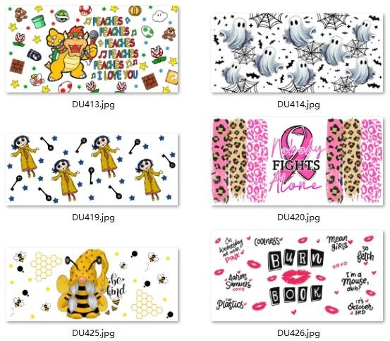 Buy cheap Foil Hot Stamping AB transfer film UV DTF Cup Wrap Transfers from wholesalers