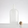 Buy cheap Custom 500ml 700ml 750ml Empty Frosted Vodka Glass Bottle with Super Flint Glass Base from wholesalers