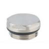 Buy cheap ISO 228 Male Thread 1 inch Chromed Brass Plug for Pipe from wholesalers