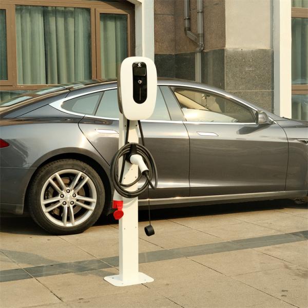 Buy cheap IP65 Waterproof Floor Mounted EV Charger , Electric Charging Point 400V from wholesalers