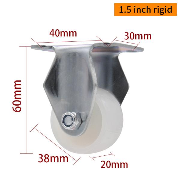 Buy cheap 1.5 Inch Threaded Swivel Casters Small Caster Wheels With Brakes from wholesalers