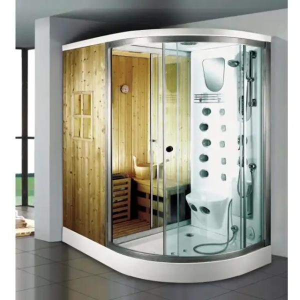 Buy cheap Enclosure Steam Shower Cubicle Glass Shower Cabin Adjustable Temperature from wholesalers