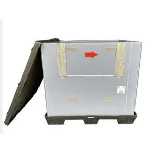 Buy cheap 565x455x290mm Plastic Pallet Box PP Honeycomb Sheet Reusable Pallet Containers Nestable from wholesalers