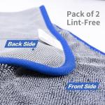 KILINE Factory Supply Customized Logo Super Absorbent Microfiber Cleaning Cloth