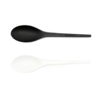Buy cheap Bio Plastic Cpla Disposable Cutlery 6.5" Biodegradable Spoon For Salad product